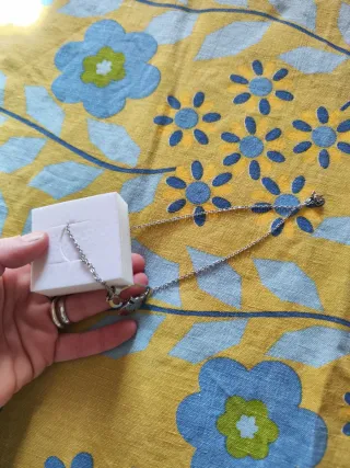 Collana gatto ciondolo argento