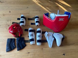 Protecciones Taekwondo hombre - Set Completo