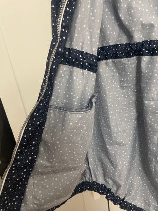 Chubasquero Parka azul talla M