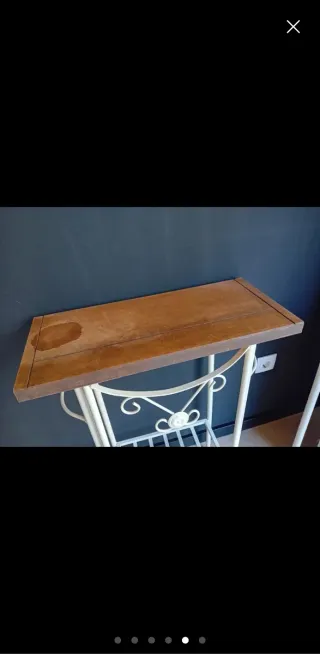 Mueble de entrada con espejo