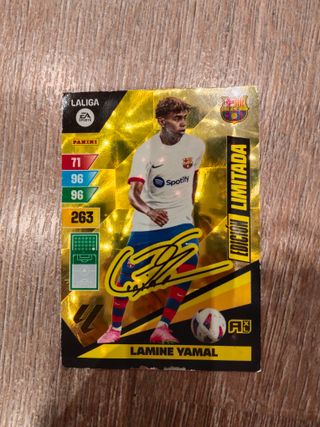 Cromo Lamine Yamal Edición Limitada adrenalyn