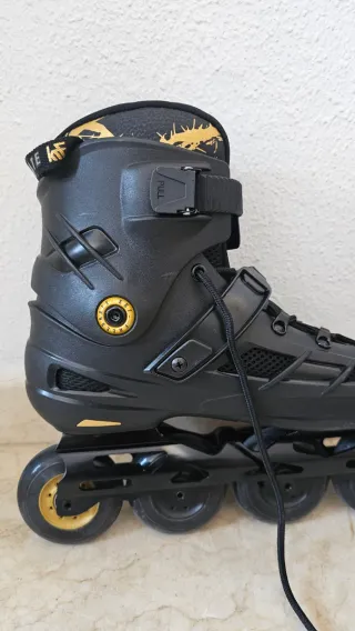 Patines en línea mujer KRF Angel negro