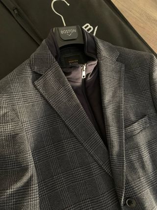 Americana The Boston Blazer Gris Talla 54