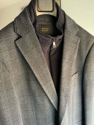 Americana The Boston Blazer Gris Talla 54