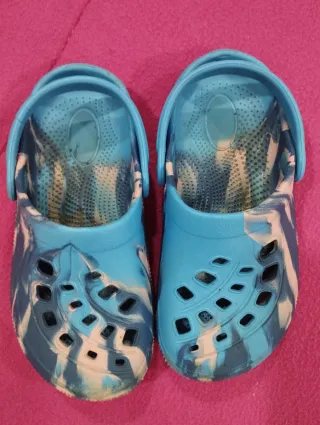 Crocs 26/27 Azul Estampado