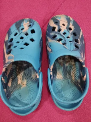 Crocs 26/27 Azul Estampado