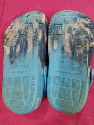 Crocs 26/27 Azul Estampado