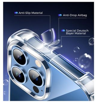 Custodia iPhone 13 Pro + 2 Proteggi Schermo