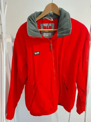 Chaqueta Slam Hombre Roja y Gris