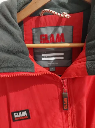 Chaqueta Slam Hombre Roja y Gris