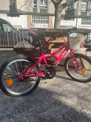 Bici niña con cesta infantil
