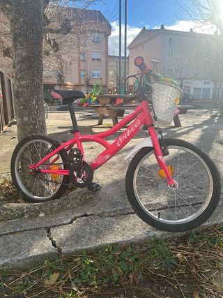 Bici niña con cesta infantil