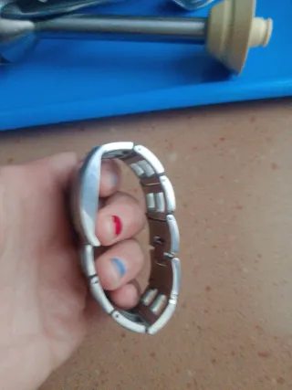 Reloj Dangelo Negro y Plateado