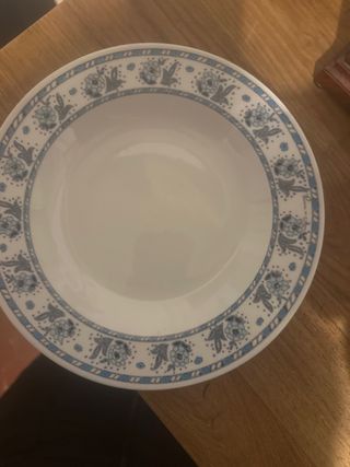 Set 18 piatti provenzali (9 fondi, 9 piani)