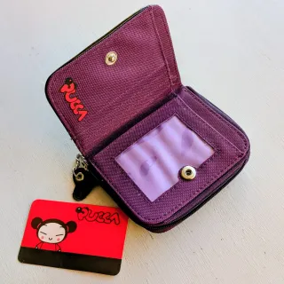 Portafoglio Pucca Tartan Viola Y2K