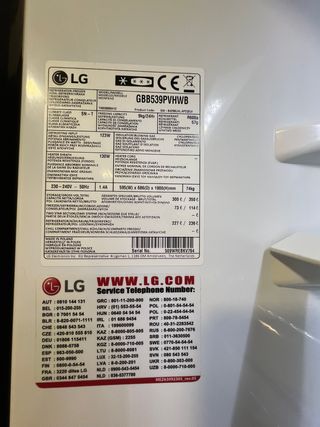 Nevera LG Combi Inox