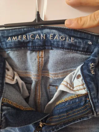 Pantalones Vaqueros American Eagle Hombre Azules
