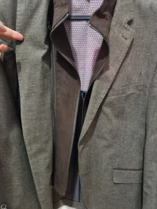 Americana con coderas y forro