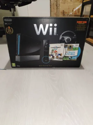 Nintendo Wii Mario Kart Wii Pack Nero