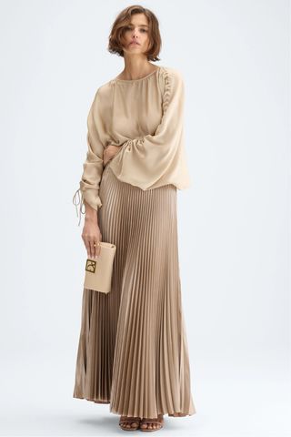 Conjunto Fiesta Purificacion Garcia Beige