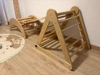 Estructura de juego de madera para niños