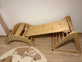 Estructura de juego de madera para niños