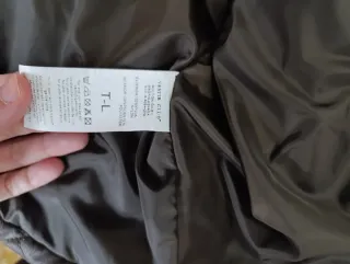 Chaqueta acolchada hombre marrón