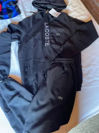Chándal hombre Lacoste negro