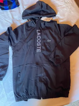 Chándal hombre Lacoste negro