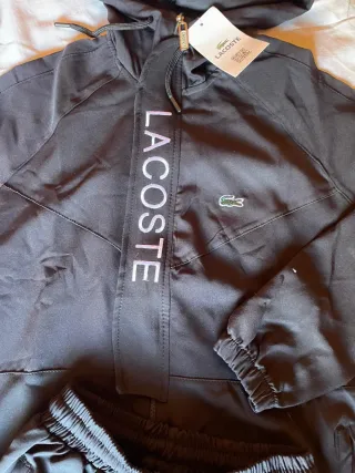 Chándal hombre Lacoste negro