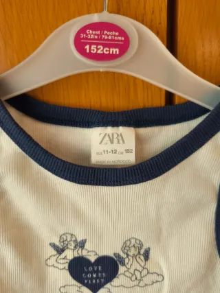 Top niña Zara Talla 11-12 años