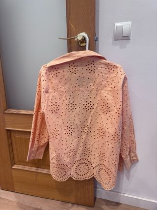 Camisa calada manga larga