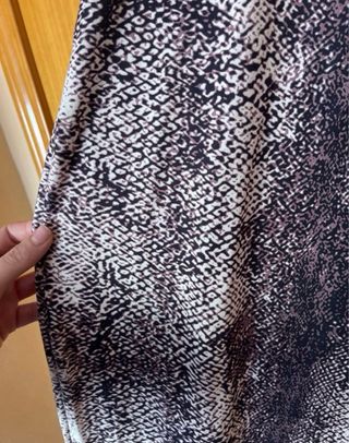 Vestido largo estampado