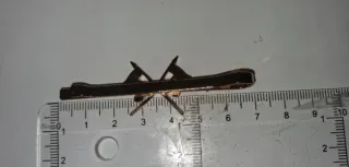 Pasador de corbata caballero dorado