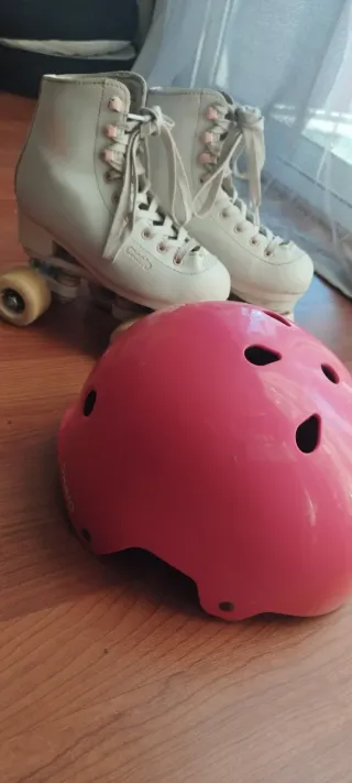 Patines Oxelo blancos talla 34