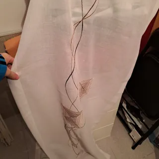 Estor Panel Japonés Beige y Blanco