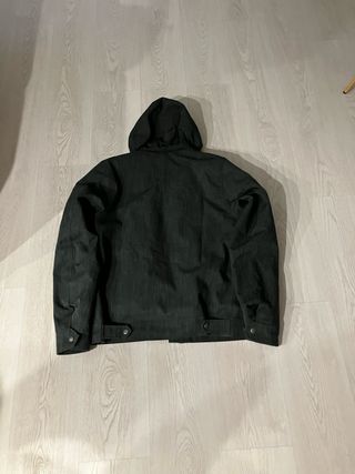 Chaqueta con capucha azul marino Talla M