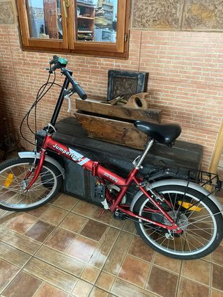Bici Plegable Roja Jumpertrek ALU Folding