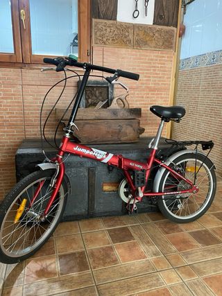 Bici Plegable Roja Jumpertrek ALU Folding