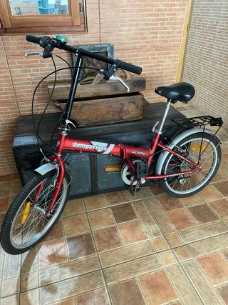 Bici Plegable Roja Jumpertrek ALU Folding