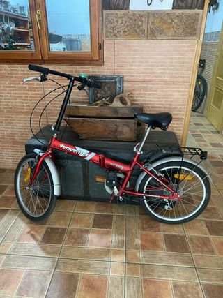 Bici Plegable Roja Jumpertrek ALU Folding