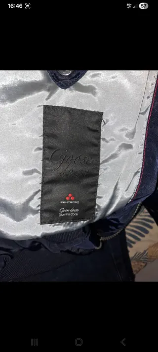 Peuterey Skeleton Piumino Blu XXL