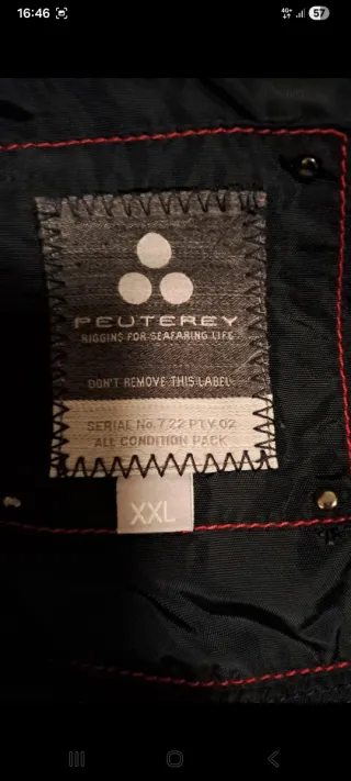 Peuterey Skeleton Piumino Blu XXL