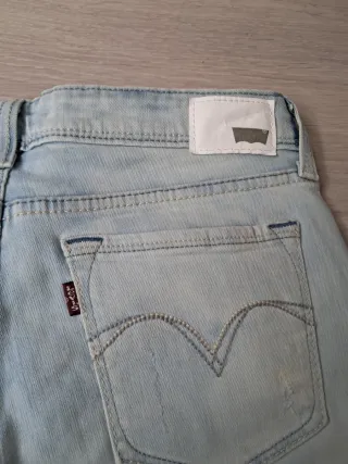 Pantalones Levi's Azules Rasgados