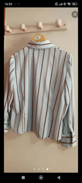 Camisa rayas mujer T.46