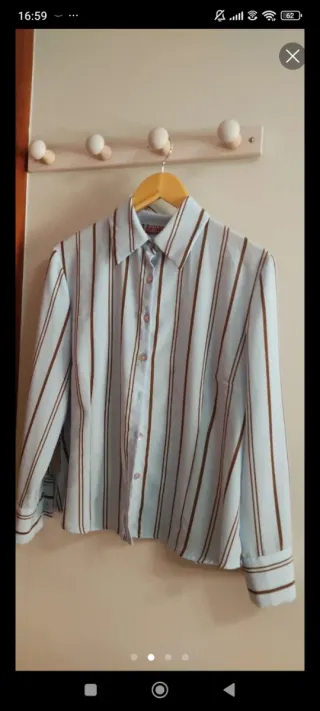 Camisa rayas mujer T.46