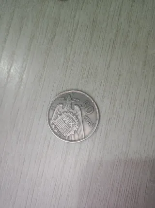 Moneda 50 Pesetas 1957 Escudo España