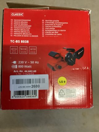 Lijadora de banda Einhell TC-BS8038