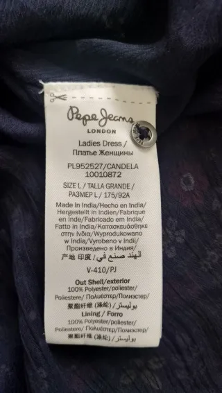 Vestido flores NUEVO Pepe Jeans talla L