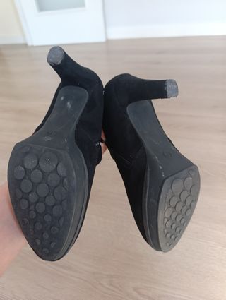 Botín fiesta tacón alto cremallera